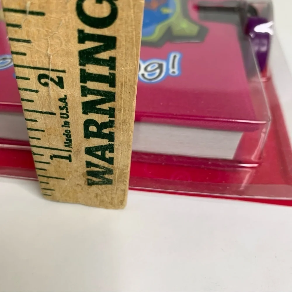 90’s Claire’s Absolutely No Peeking Pink with Elephant Graphic Lock & Key Diary